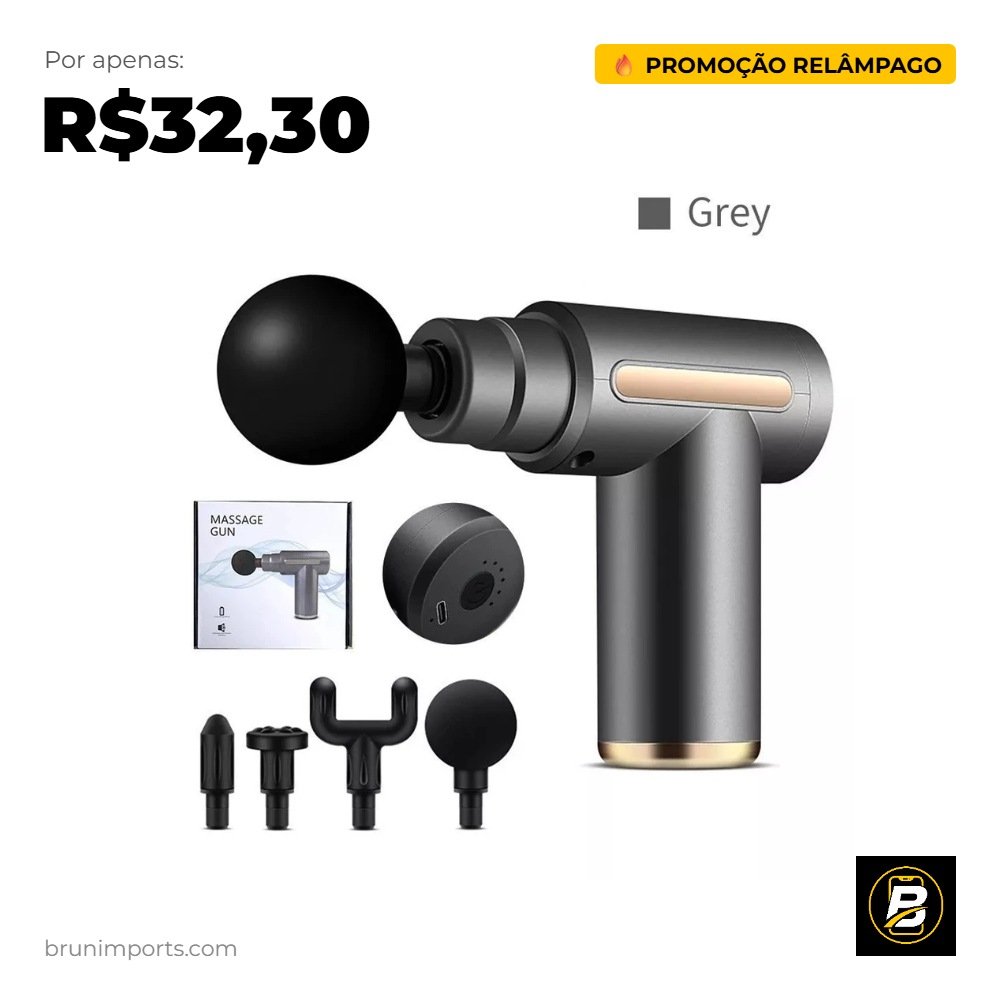 Pistola de Massagem Elétrica