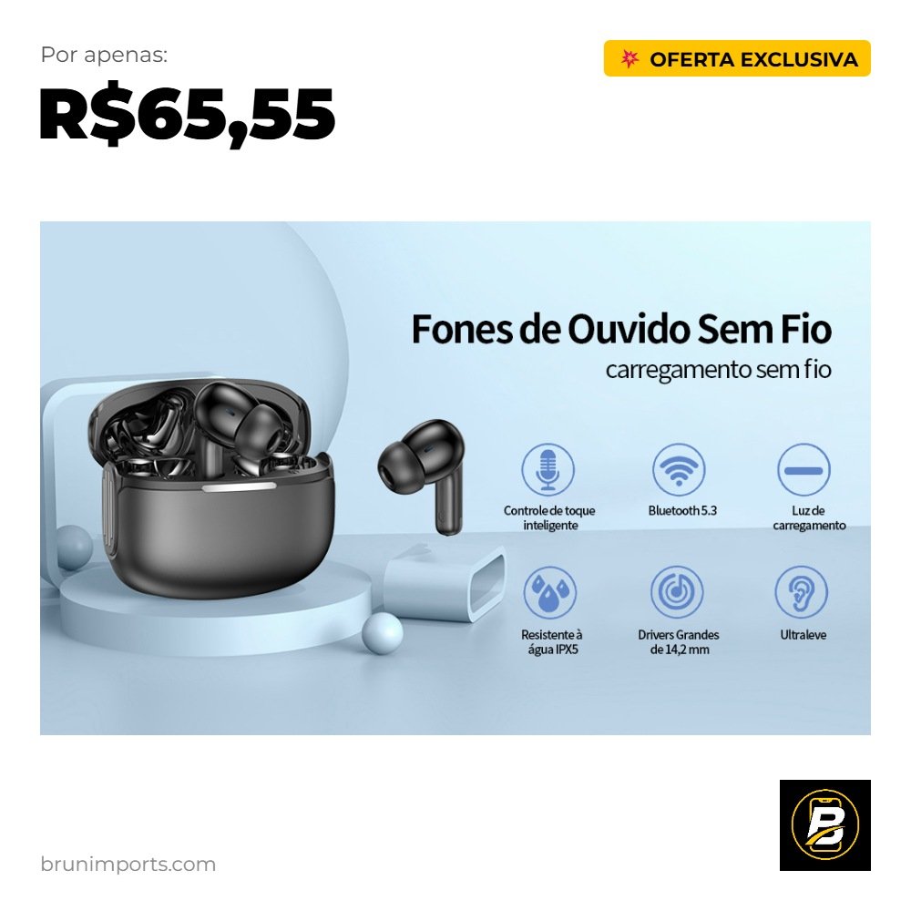 Fone Bluetooth 5.3